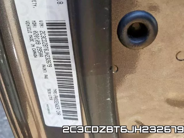 2C3CDZBT6JH232679 фото 2