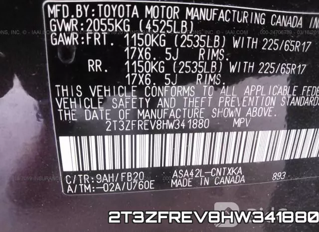 2T3ZFREV8HW341880 фото 10