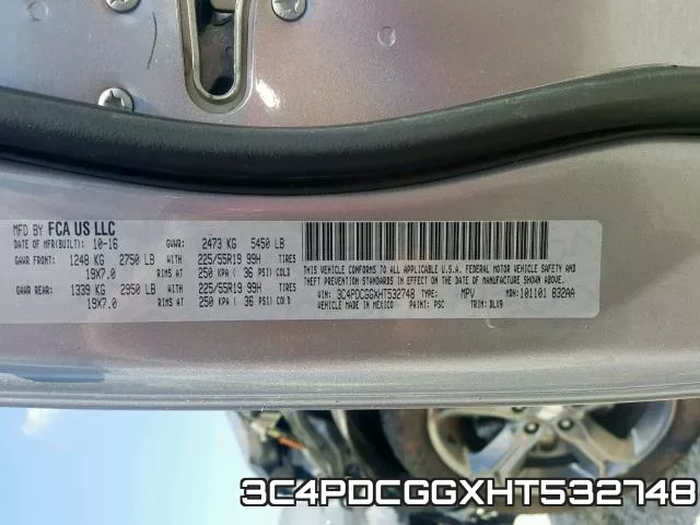 3C4PDCGGXHT532748 фото 2