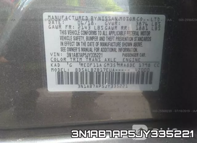3N1AB7AP5JY335221 фото 10
