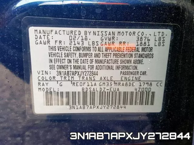 3N1AB7APXJY272844 фото 2