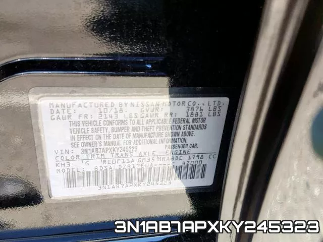 3N1AB7APXKY245323 фото 2