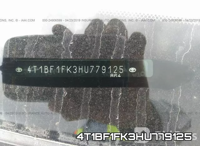 4T1BF1FK3HU779125 фото 9