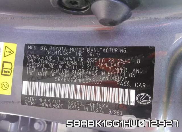 58ABK1GG1HU072927 фото 10