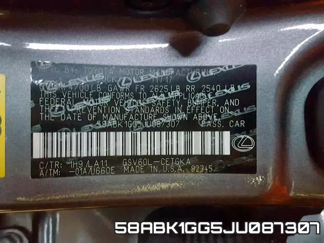 58ABK1GG5JU087307 фото 2