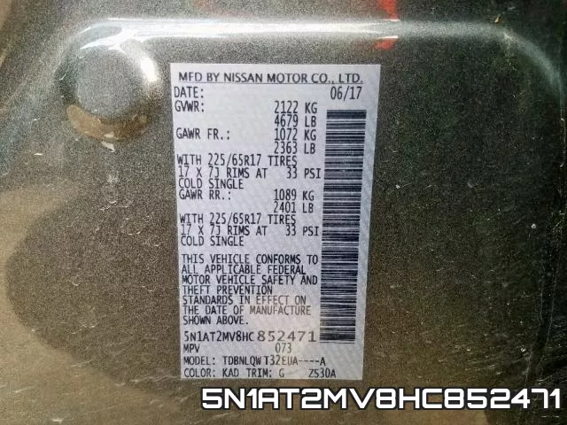 5N1AT2MV8HC852471 фото 2