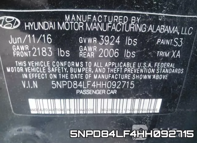 5NPD84LF4HH092715 фото 10