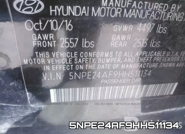 5NPE24AF9HH511134 фото 10