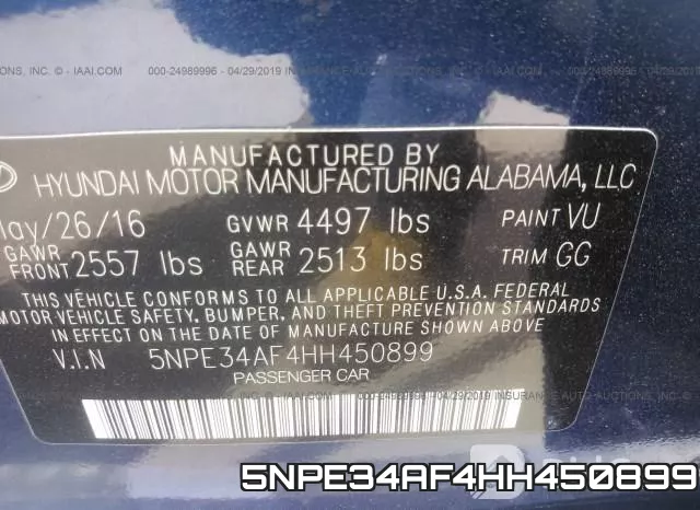 5NPE34AF4HH450899 фото 10