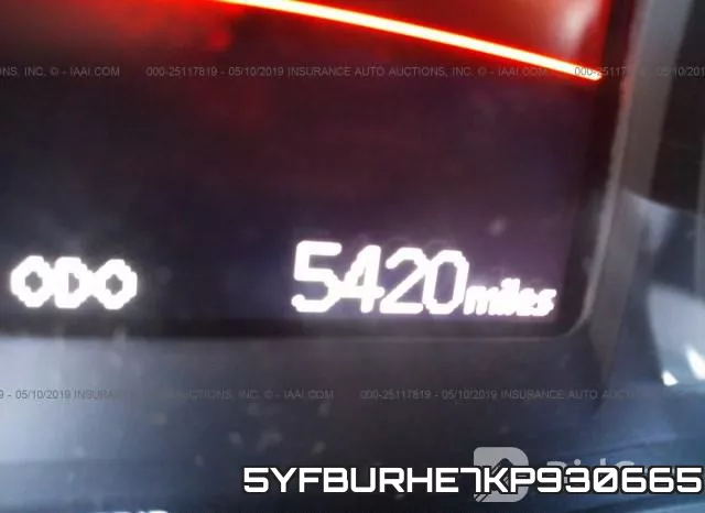 5YFBURHE7KP930665 фото 8