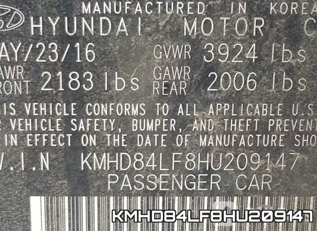 KMHD84LF8HU209147 фото 10