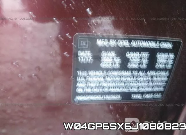 W04GP6SX6J1080823 фото 10
