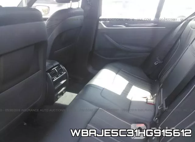 WBAJE5C31HG915612 фото 9