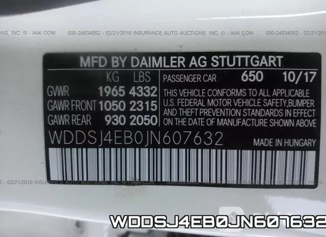 WDDSJ4EB0JN607632 фото 10