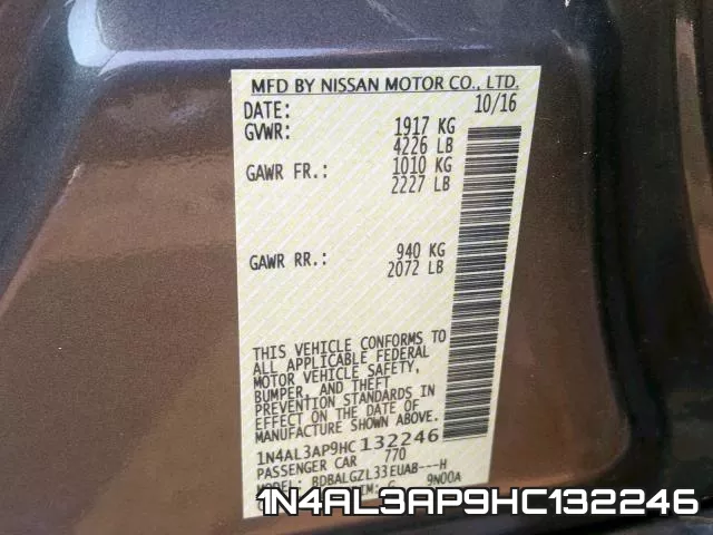 1N4AL3AP9HC132246 фото 2