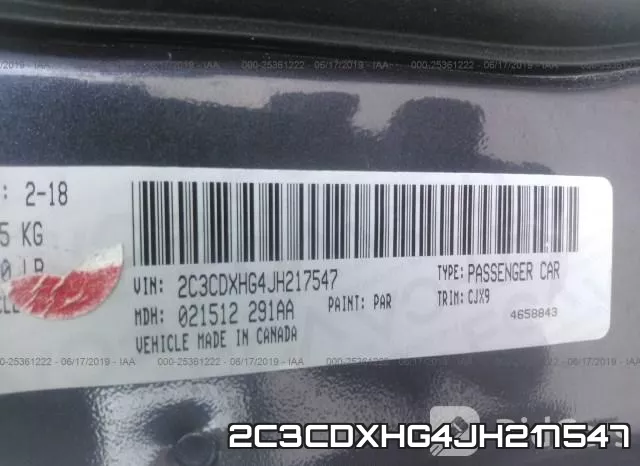 2C3CDXHG4JH217547 фото 10