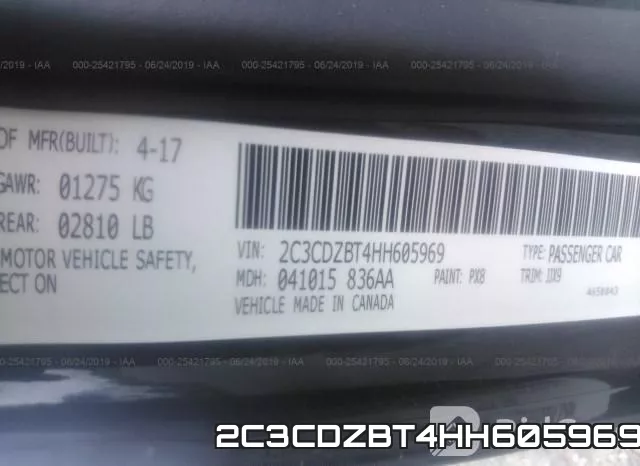 2C3CDZBT4HH605969 фото 10
