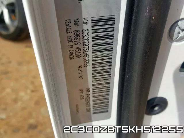 2C3CDZBT5KH512255 фото 2