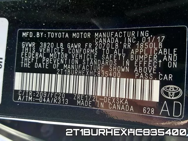 2T1BURHEXHC835400 фото 2