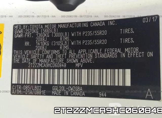2T2ZZMCA9HC060848 фото 10