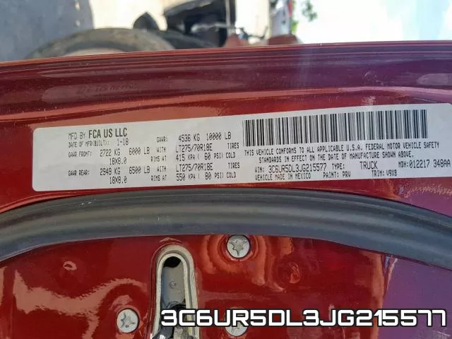 3C6UR5DL3JG215577 фото 2