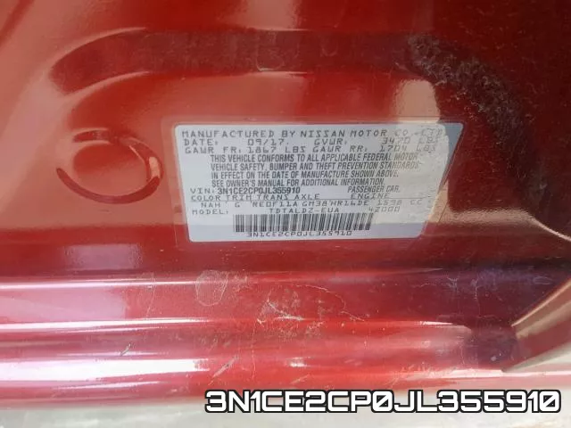 3N1CE2CP0JL355910 фото 2