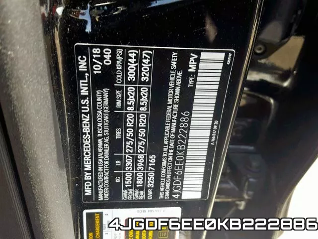 4JGDF6EE0KB222886 фото 2