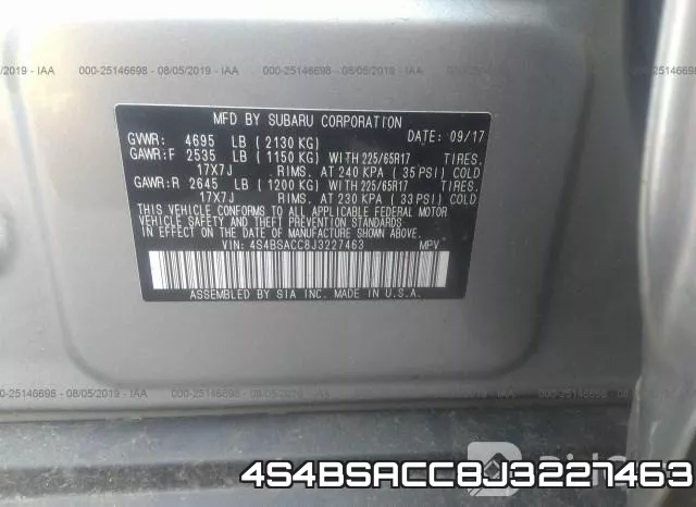4S4BSACC8J3227463 фото 10