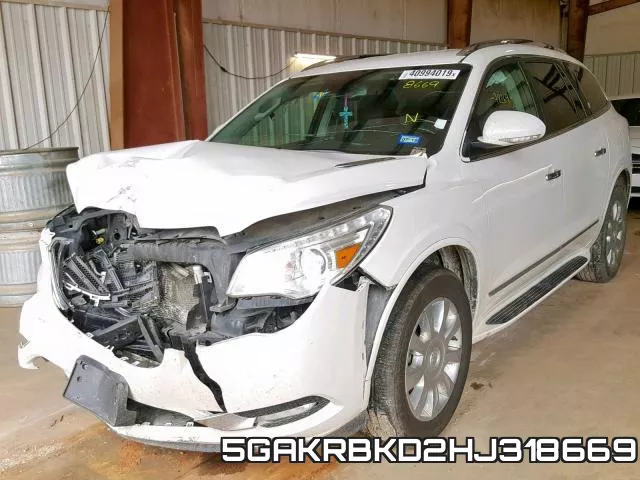 5GAKRBKD2HJ318669 фото 3