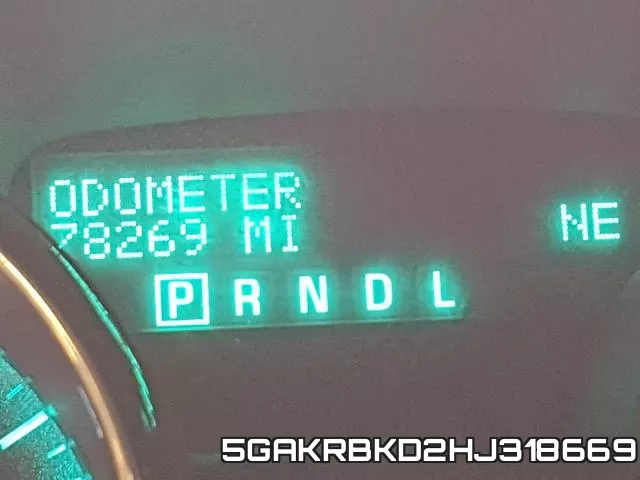 5GAKRBKD2HJ318669 фото 9