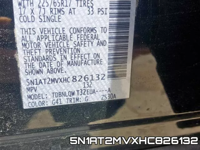 5N1AT2MVXHC826132 фото 2