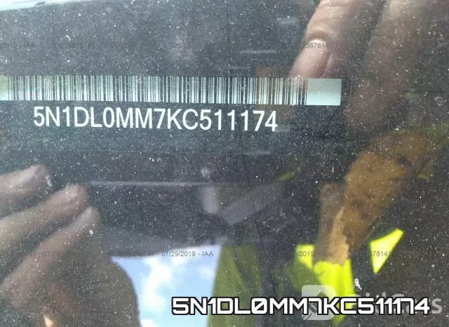 5N1DL0MM7KC511174 фото 10