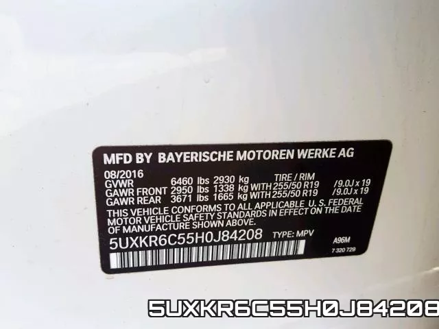 5UXKR6C55H0J84208 фото 2