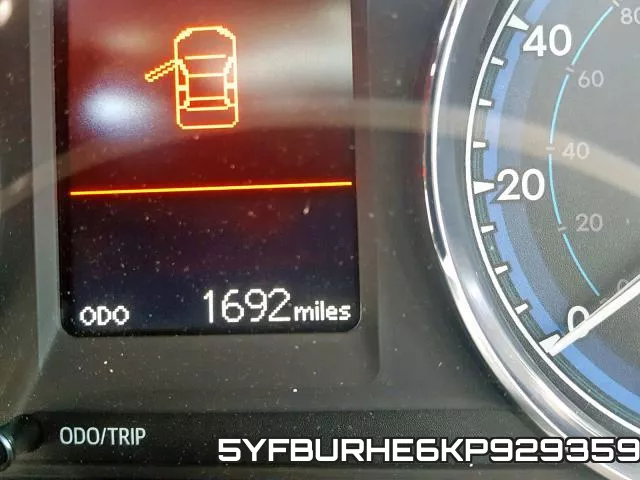 5YFBURHE6KP929359 фото 9