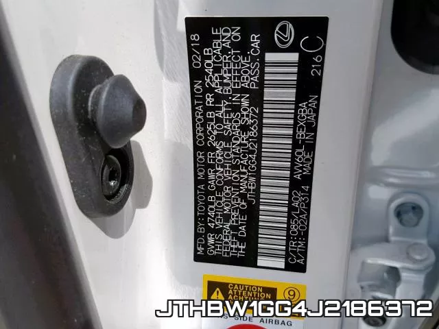 JTHBW1GG4J2186372 фото 2