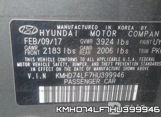KMHD74LF7HU399946 фото 10