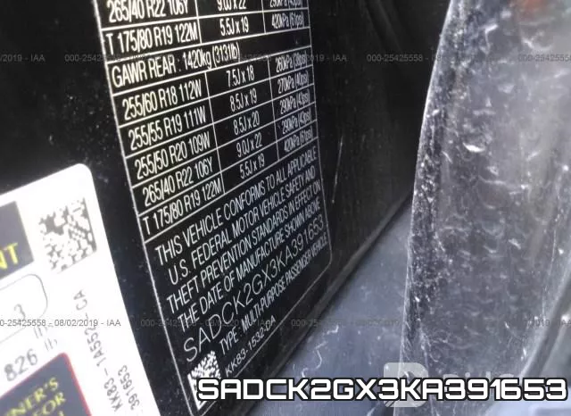 SADCK2GX3KA391653 фото 10