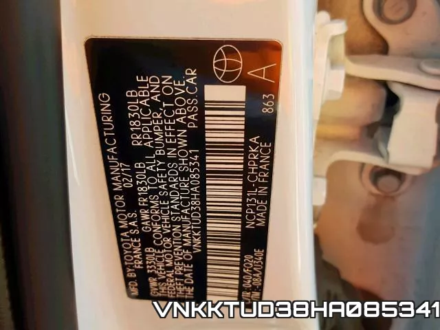 VNKKTUD38HA085341 фото 2