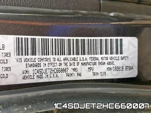 1C4SDJET2HC660007 фото 2
