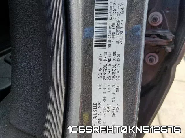 1C6SRFHT0KN512676 фото 2