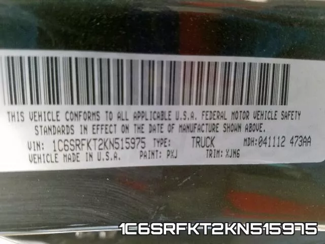 1C6SRFKT2KN515975 фото 2