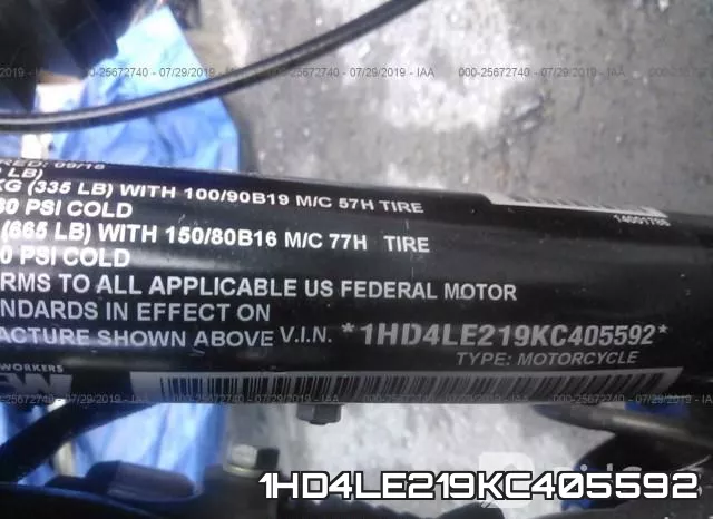 1HD4LE219KC405592 фото 2