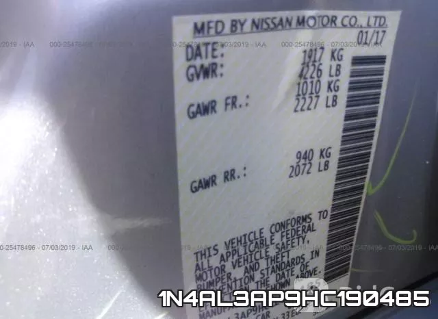 1N4AL3AP9HC190485 фото 10