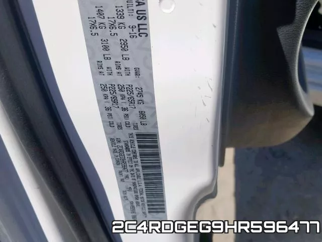 2C4RDGEG9HR596477 фото 2