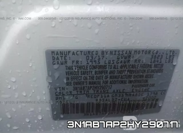 3N1AB7AP2HY290717 фото 10