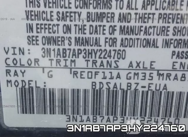 3N1AB7AP3HY224760 фото 10