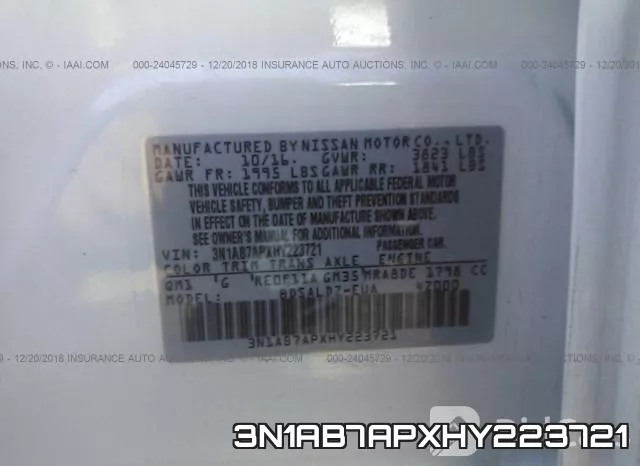 3N1AB7APXHY223721 фото 10