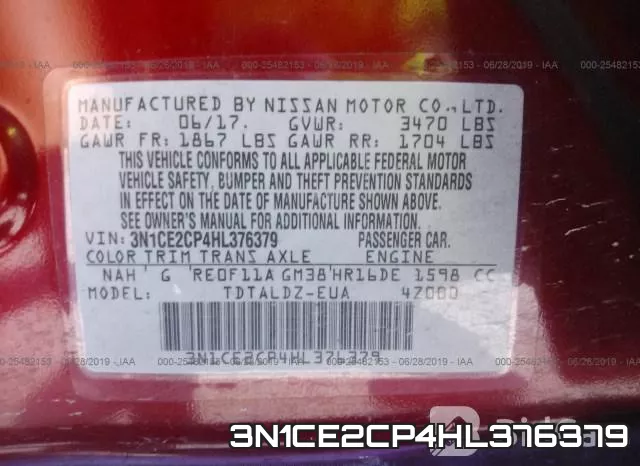 3N1CE2CP4HL376379 фото 10