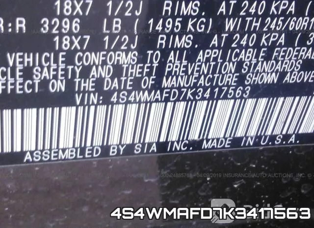 4S4WMAFD7K3417563 фото 10