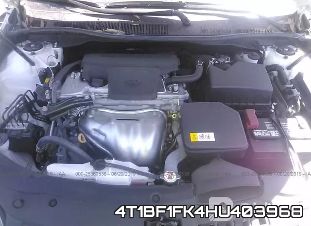4T1BF1FK4HU403968 фото 2
